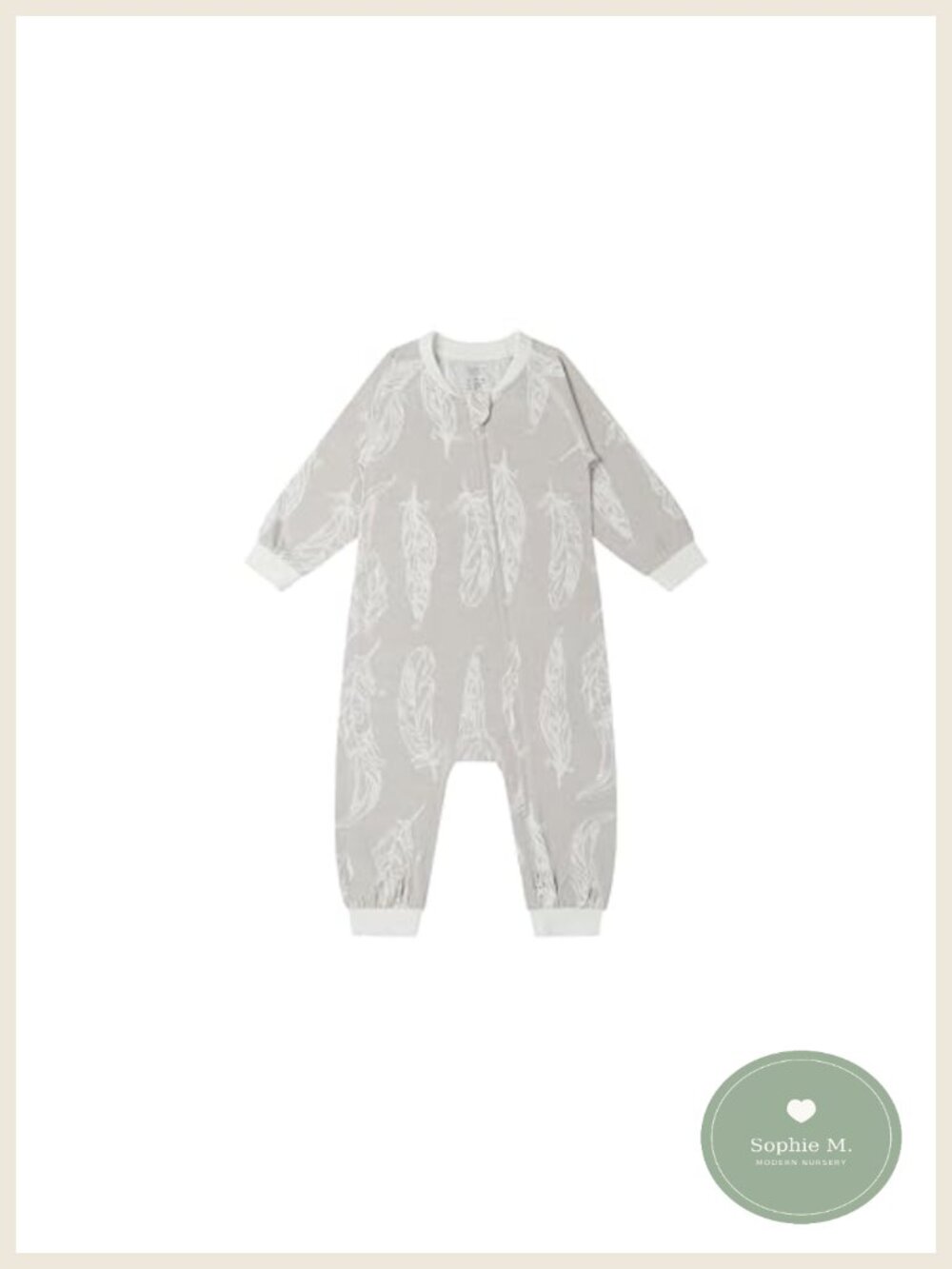 Ultra Soft Bamboo Cotton Footless Sleeper with Two-Way Zipper